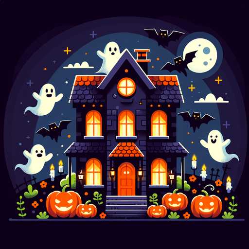 Spooky Haunted House Paint By Diamond