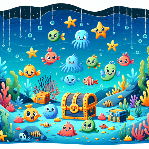 Sunken Treasure Lagoon Paint By Diamonds Kits