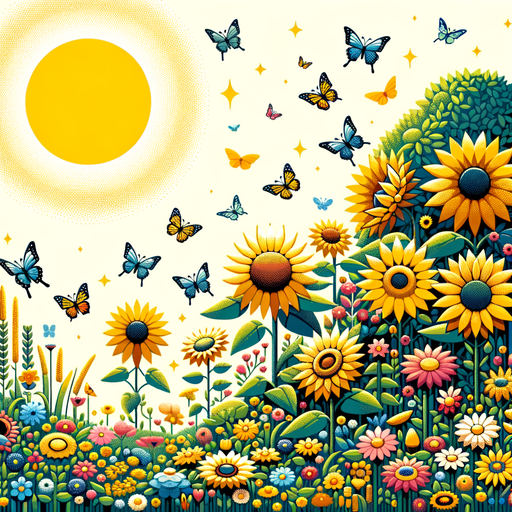 Summer Garden Glee Paint By Diamonds Art