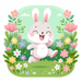 Giggling Rabbit Paint By Color