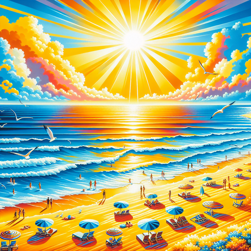 Sunkissed Shores Diamond Painting