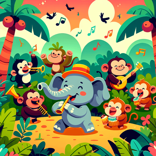 Jungle Party Pandemonium Diamonded Painting Kits