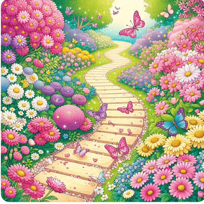 Whimsical Garden Path Diamonded Painting Kits