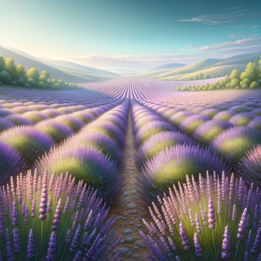 Ethereal Lavender Fields Paint By Color