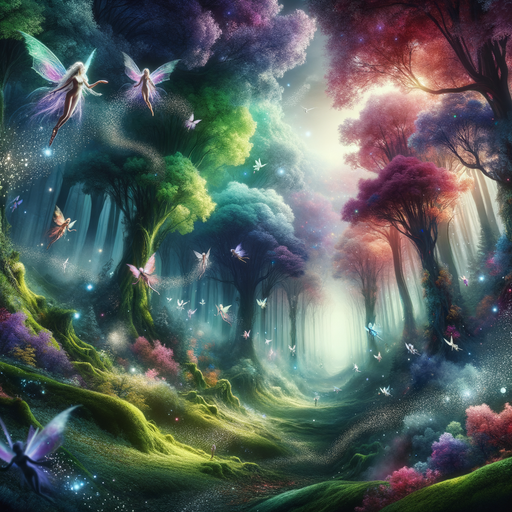 Fantasy Fairy Forest Painting Diamond Kit