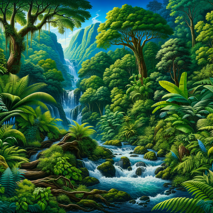 Rainforest Retreat Diamonded Painting Kits