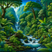 Rainforest Retreat Diamonded Painting Kits