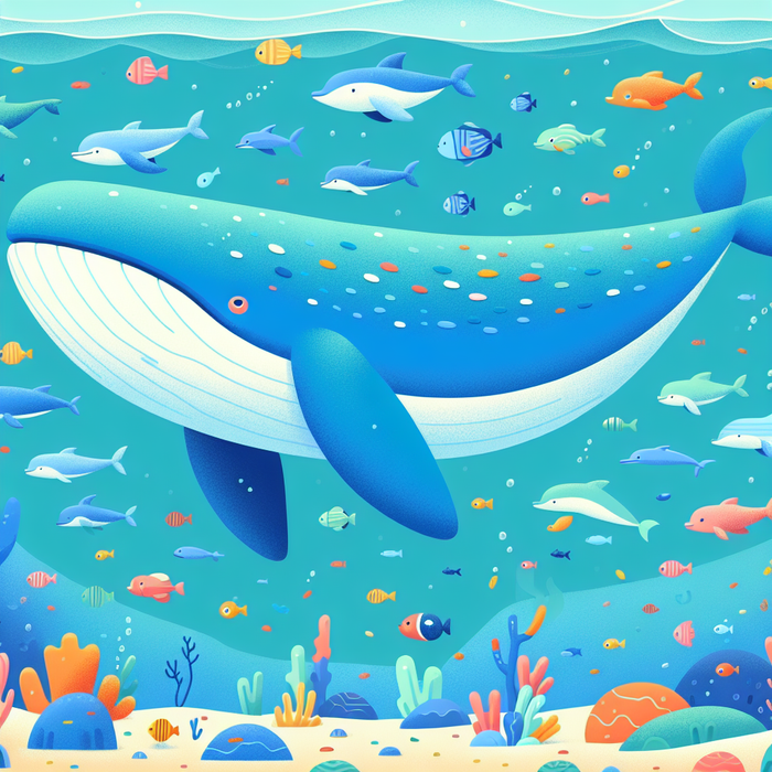 Magical Whale's Ocean Voyage Paint By Diamonds Art