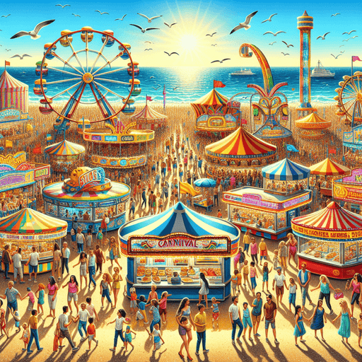 Nostalgic Seaside Carnival Paint By Diamonds