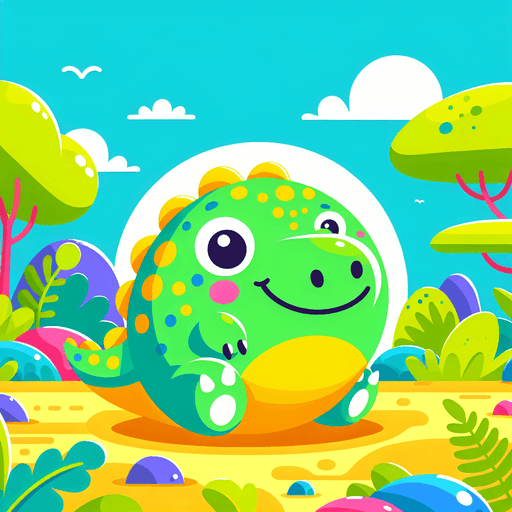 Friendly Dinosaur Adventure Paint By Diamonds
