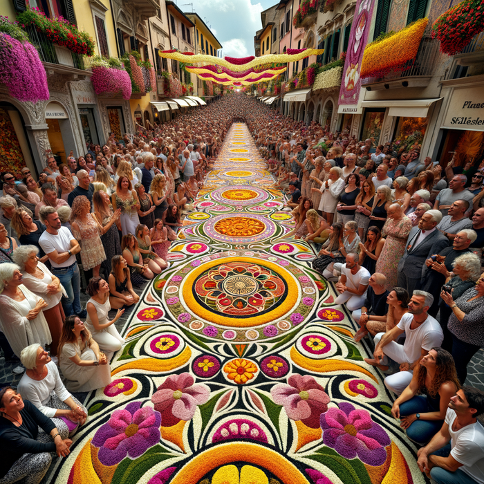 Waltz Of The Flowers Festival - Genzano, Italy DIY Paint By Diamonds