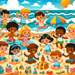 Sunny Beach Bash Painting By Diamonds Kit