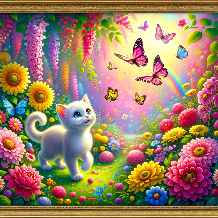 Enchanted Cat's Realm Paint By Diamonds