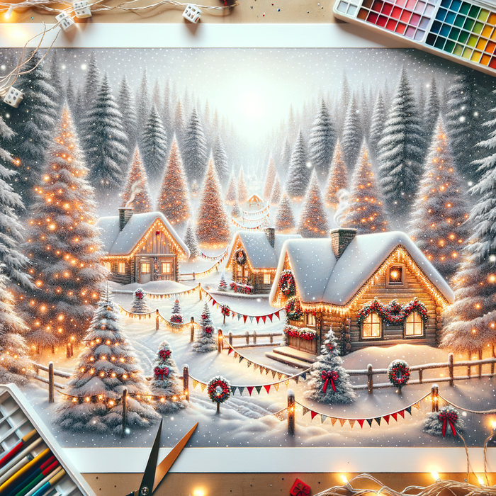 Merry Christmas Wonderland Paint By Diamonds