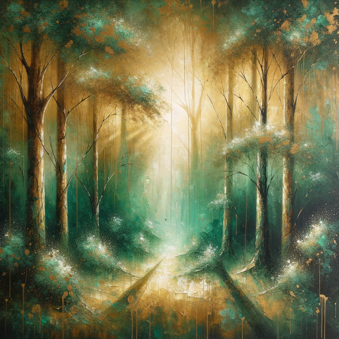 Mystical Forest Light Painting By Diamonds Kit