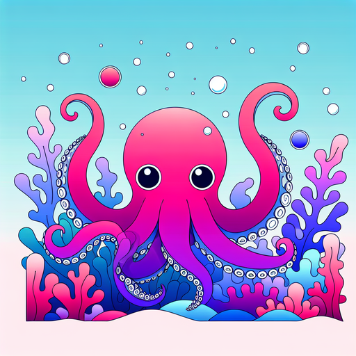 Sassy Octopus Paint By Diamond