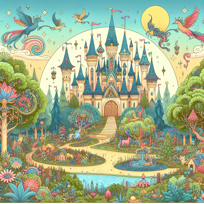 Enchanting Fairy Tale Adventure Painting Diamond Kit