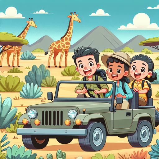 The Great Safari Expedition Diamond Painting