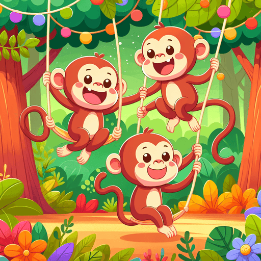 Giggles With Goofy Monkeys Paint By Diamonds