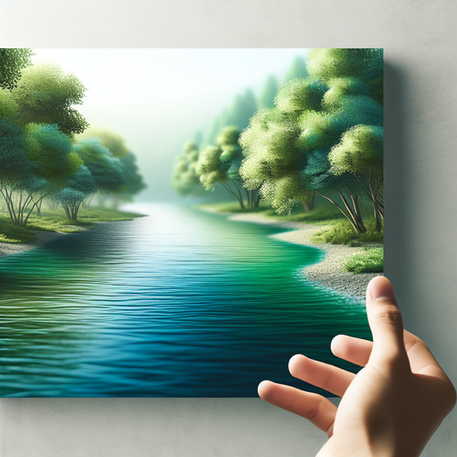 Peaceful Riverbank Retreat Painting Diamond Kit