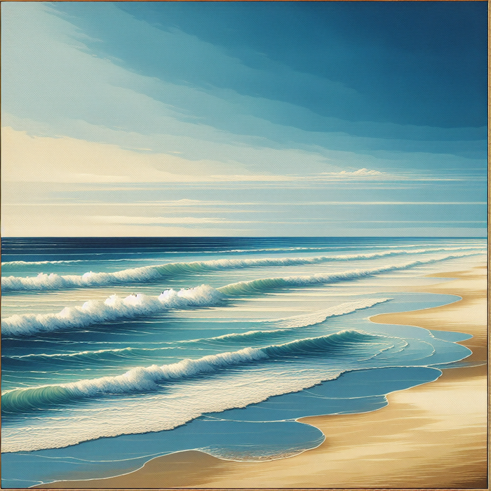 Serenity Of The Ocean Painting By Diamonds Kit