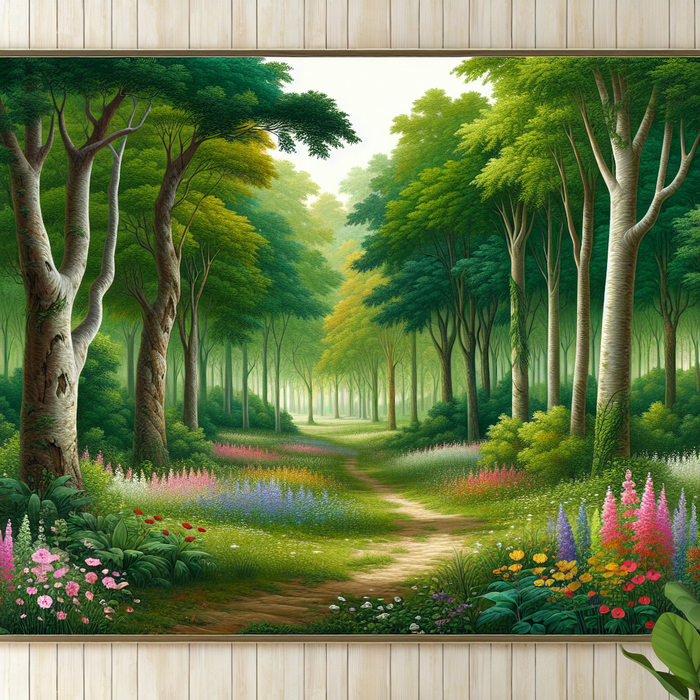 Charming Forest Trail Paint By Color