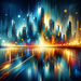 Vibrant City Nights Paint By Diamonds Art