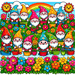 Glorious Garden Gnomes Painting By Diamonds Kit