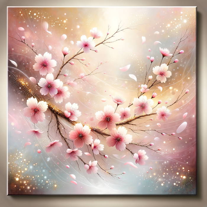 Dreamy Sakura Blossoms 5D DIY Paint By Diamond Kit