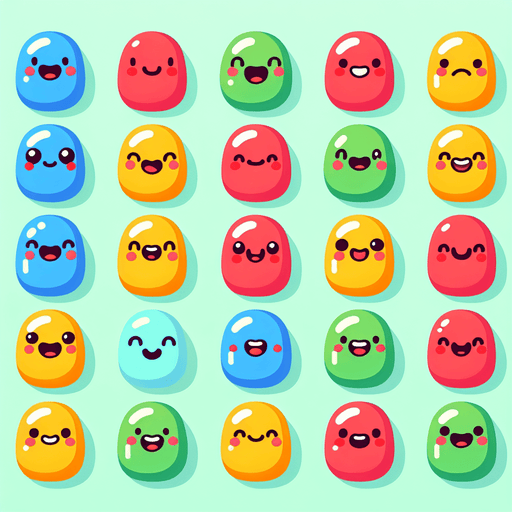 Jolly Jelly Beans Paint By Color