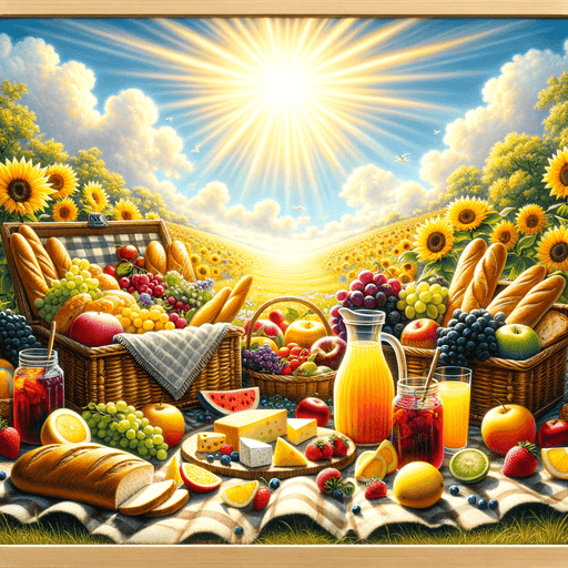 Cheerful Summer Picnic Diamonded Painting Kits