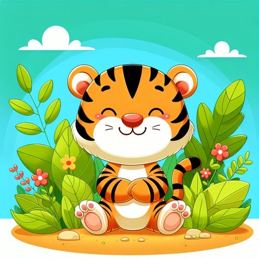 Silly Tiger Painting By Diamonds Kit