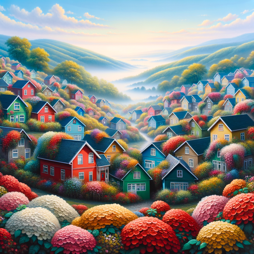 Charming Village Diamond Painting