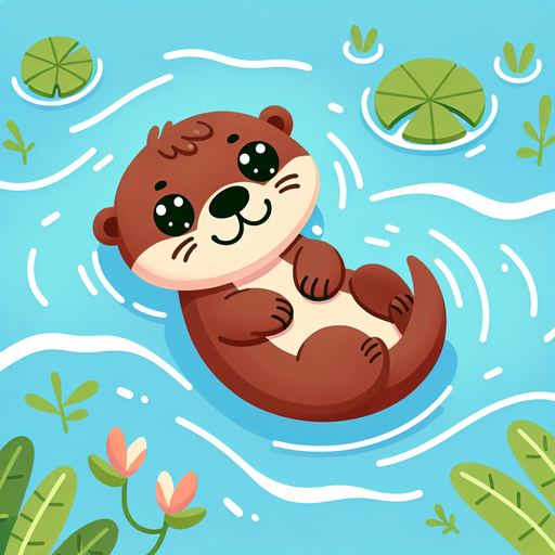 Adorable Otter Paint By Diamonds