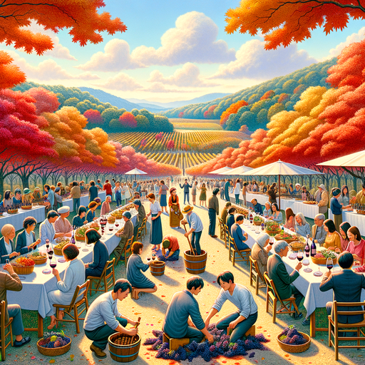 Kansai Yamazaki Winery Harvest Festival - Kyoto Diamonded Painting Kits