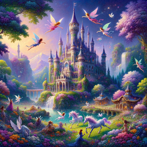 Fairy Tale Kingdom Painting Diamond Kit