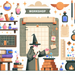 Wacky Wizard Workshop Painting Diamond Kit