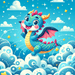 Cheerful Dragon Diamond Painting