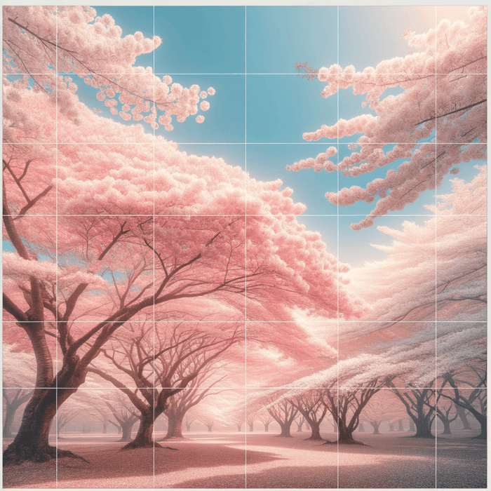 Beautiful Cherry Blossoms Diamonded Painting Kits