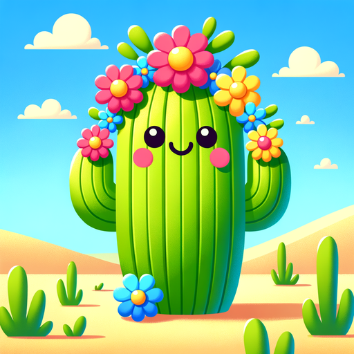 Charming Cactus Paint By Diamonds Kits