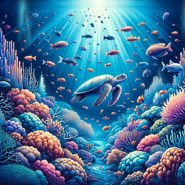 Underwater Fantasy 5D DIY Paint By Diamond Kit