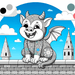 Grinning Gargoyle Paint By Color