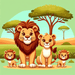 Kingdom Of The Lions Diamond Painting