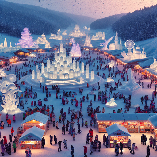 Yuki Matsuri (Sapporo Snow Festival) Diamonded Painting Kits