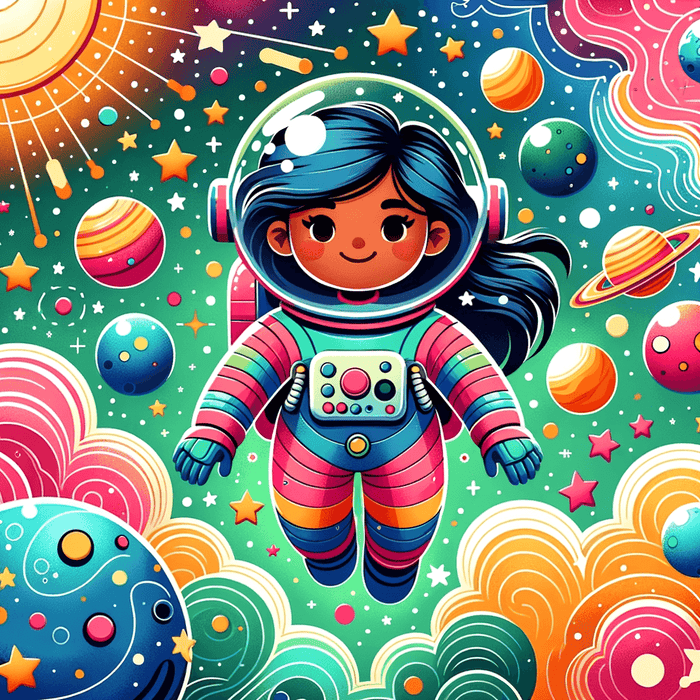 Friendly Space Expedition Paint By Color