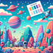 Planet Safari Paint By Diamonds
