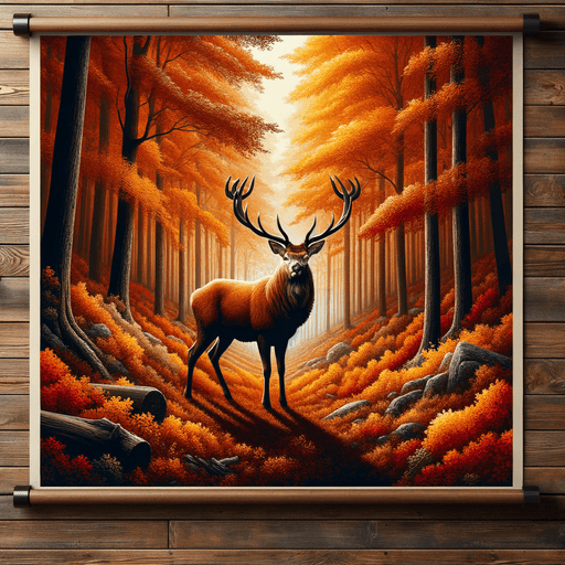 Majestic Stag In Autumn Paint By Diamonds Art