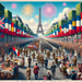 Bastille Day Festival Paint By Color