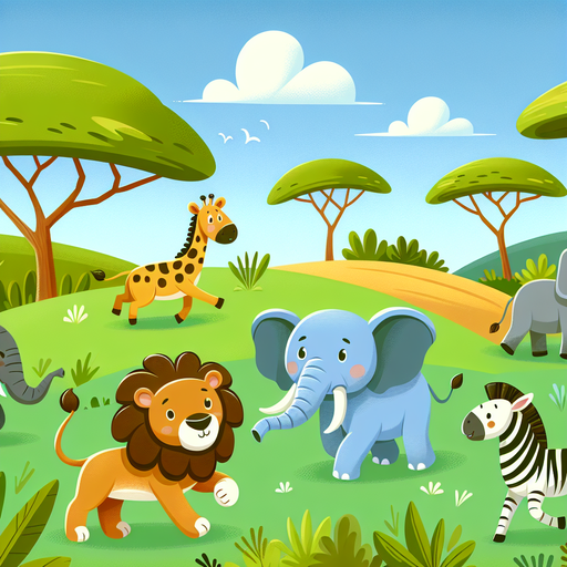 Wild Safari Expedition Paint By Diamonds Art