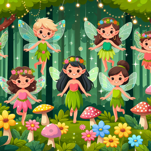 Fantastic Forest Fairies Paint By Color